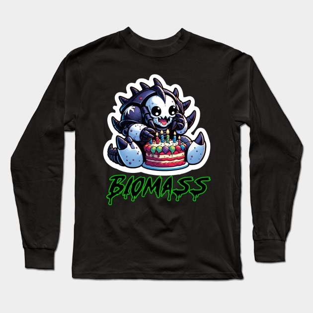 Tyranid Biomass Birthday Cake Long Sleeve T-Shirt by OddHouse